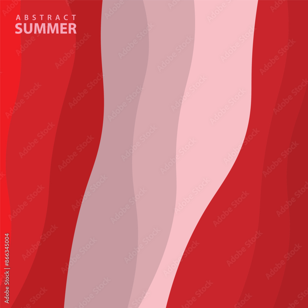 Poster abstract background design with summer color theme, with wavy patterns,abstract summer wave backgrou