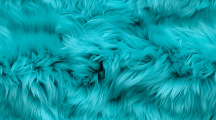 Obraz premium Close-Up of Soft Blue Fur Texture