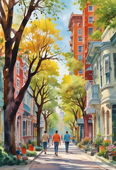 autumn in the city