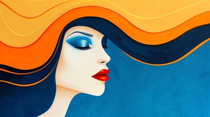 Captivating portrait of a beautiful woman