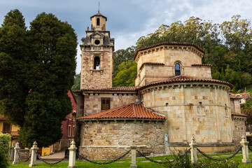 San Miguel temple. Puente Viesgo, Cantabria, Spain.