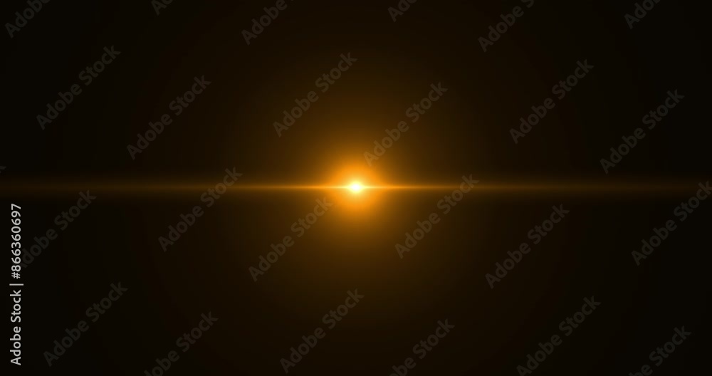 Poster abstract explosion in space. optical effect of lens flare. flickering light.
