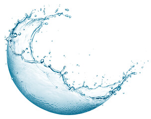 Hemisphere water splash