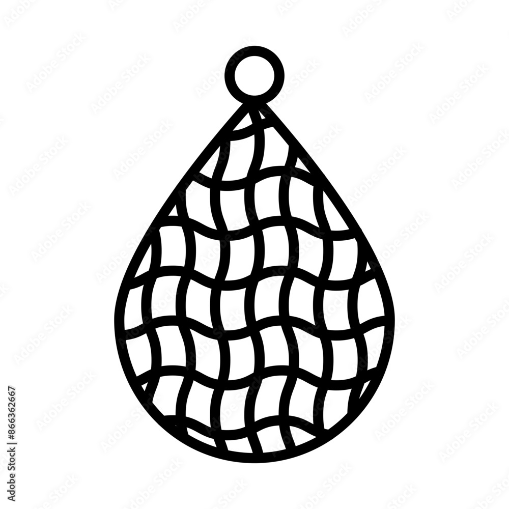 Wall mural Gillnet line icon