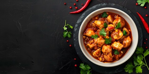 Spicy Asian chicken stew a delicious twist on a classic recipe. Concept Asian Cuisine, Chicken Recipes, Spicy Dishes, Comfort Food, Culinary Twist