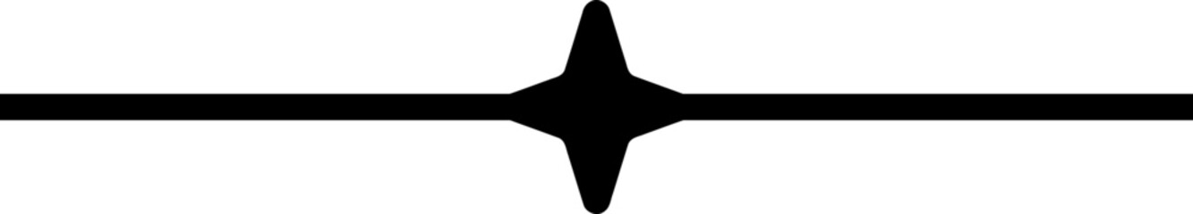 Line with sparkle Vector illustration