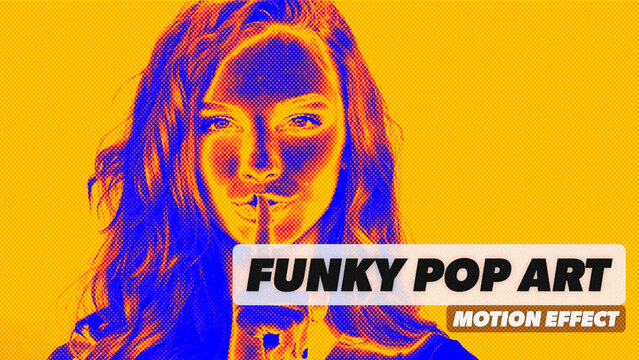 Funky Pop Art Procedural Motion Effect
