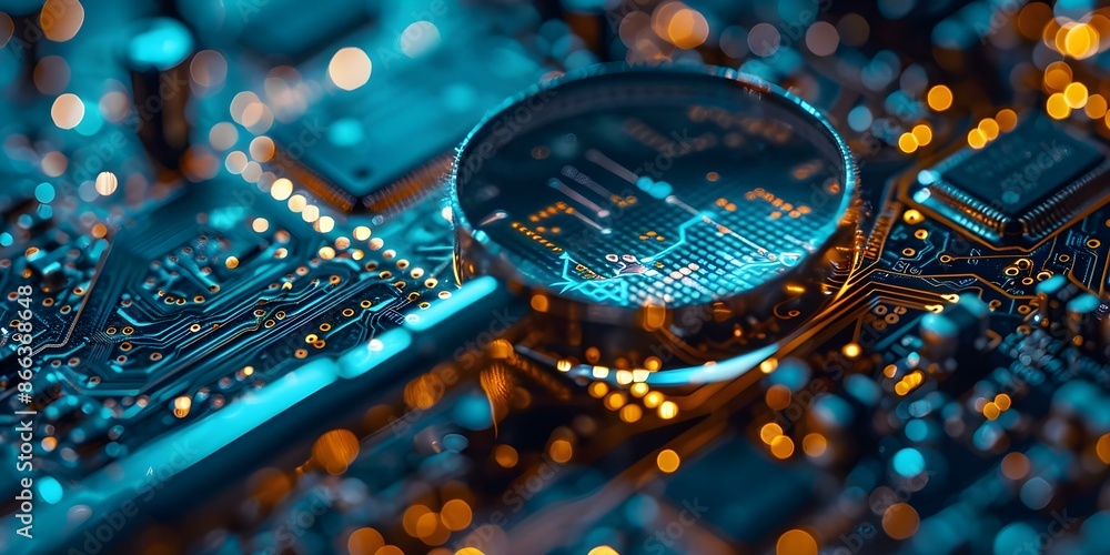 Poster advancements in digital forensics and computer security have propelled technology forward. concept d