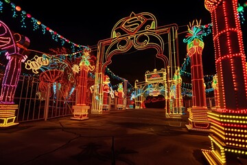 The Kryptonian festival of lights with dazzling displays