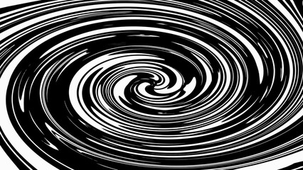 モノクロの渦巻き画像