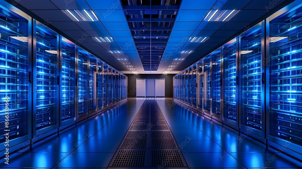 Poster energy efficient data center design with advanced cooling and power management systems