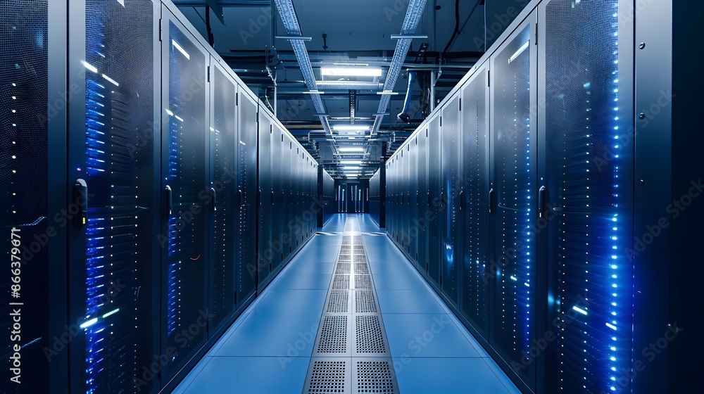 Poster energy efficient data center design with advanced cooling and power management solutions resource ma