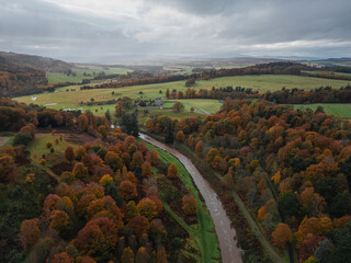 Beautiful Autumn Colours from above
