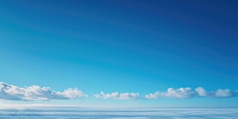 Fototapeta premium Minimalist Nordic Winter Sky