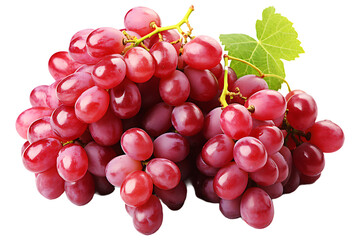 Grapes fruit on transparent background 