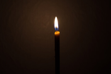 candles in the dark,