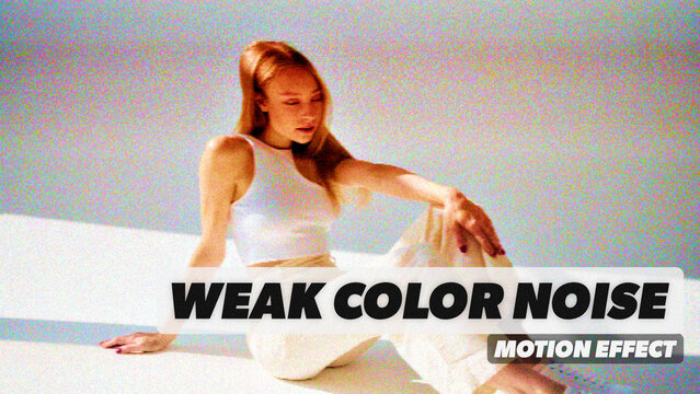 Weak Color Noise Procedural Motion Effect 