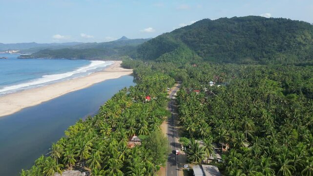 Pantai Soge Pacitan Scenic Stretch Of Beautiful Coastal Road Indonesia