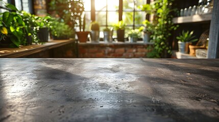 Rustic Metal Table in Chic Urban Loft Showcasing Industrial Style Accessories