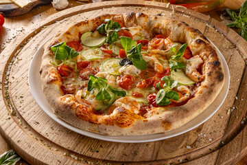Delicious Italian pizza