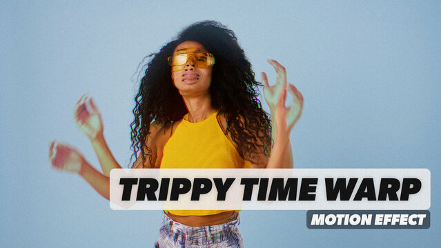 Trippy Time Warp Procedural Motion Effect 