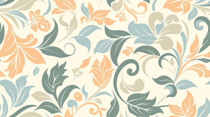 delicate floral seamless pattern