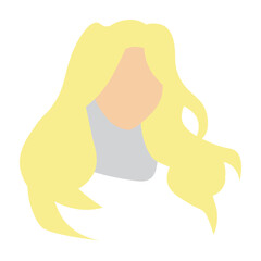 Hairstyling Ideas Vector Flat Icon Design