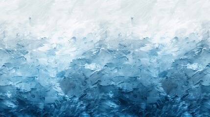 Fototapeta premium Frosty pattern on winter window. Abstract background for design.