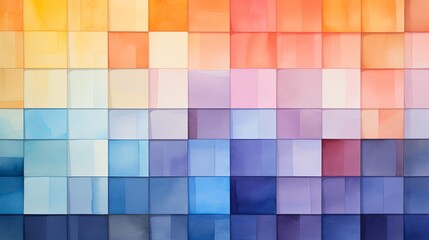 Colorful Pixelated Mosaic Background