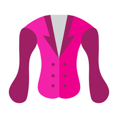 Blazer Vector Flat Icon Design