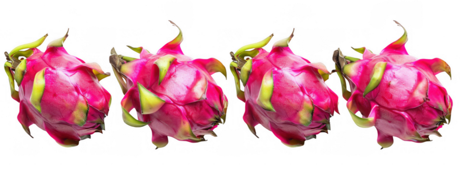 Vibrant Pink Dragon Fruits