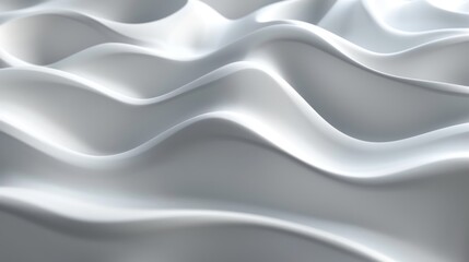 3D render of layers of white spotted material ai generated