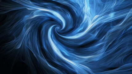 Blue swirls and curves create an artistic wave, adding a modern touch to any design.