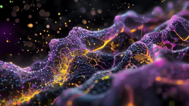 With distinct patterns and structures forming within the immune synapse this microscopic animation showcases the intricate architecture and complex signaling pathways involved in immune