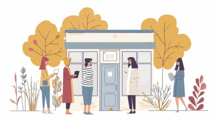 Community clinic offering mental health services, healthcare access