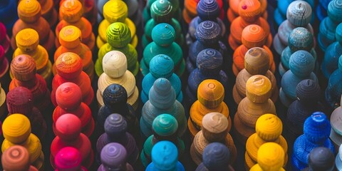 Monthly celebration of diverse HR trends in colorful and varied styles. Concept HR Trends, Diversity, Colorful Styles, Monthly Celebrations, Varied Approaches