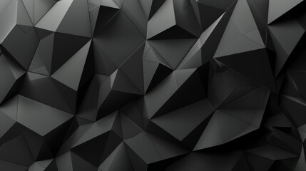 Obraz premium Abstract Black Triangular Pattern
