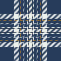 Plaid check pattern. Seamless fabric texture. Tartan textile print.