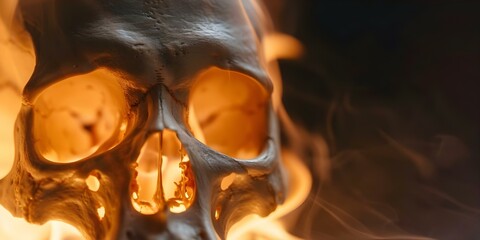 Captivating Artistic Photos of Flames, Skulls, and Designs Captured with Canon EOS. Concept Flame Photography, Skull Art, Canon EOS Shots, Artistic Designs