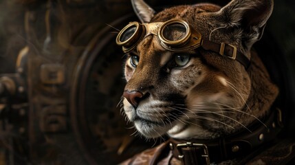 Steampunk Cougar