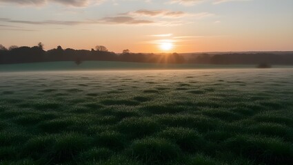 A beautifull view of sunset over the river
