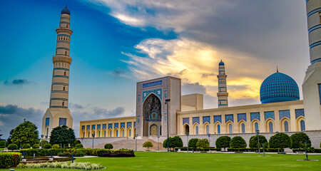 Sultan Qaboos Grand Mosque in Sohar, Oman