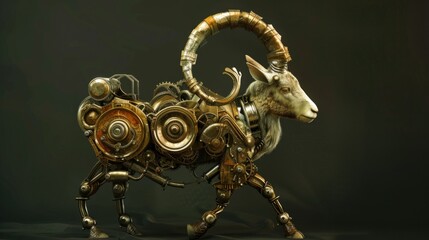 Steampunk Ibex
