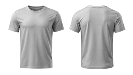 blank grey T shirt mockup template for t shirt design