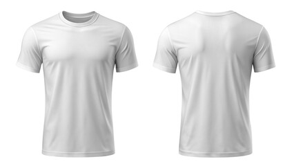 blank white T shirt mockup template for t shirt design