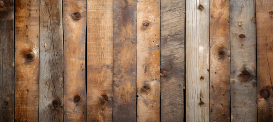 Rustic Barnwood Planks. Generative AI.	
