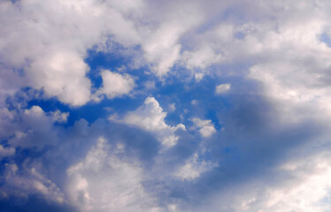Abstract clouds background with blue sky background