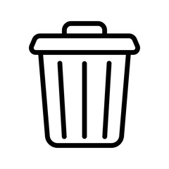 Delete icon. sign for mobile concept and web design  color editable