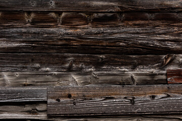  Old Wooden wall overlapping in vintage style.
