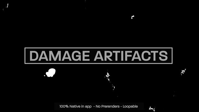Damage Artifacts Dynamic Motion Overlays 